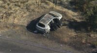 Body found in burning car on side of road west of Sydney