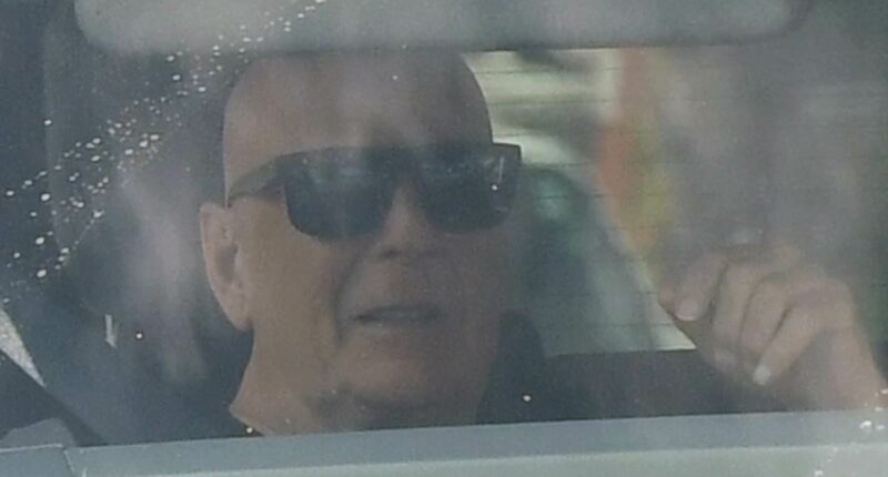 Bruce Willis pictured enjoying ride through LA