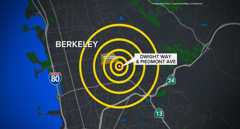 California earthquake: Magnitude 4.3 temblor strikes in Berkeley, USGS says