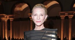 Cate Blanchett joins Eiza Gonzalez at Armani show in Milan