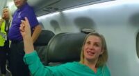 Chanel-toting 'Karen' marched out of plane's first class in wild clip