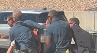 Charlie Kirk carried away after fatal shooting