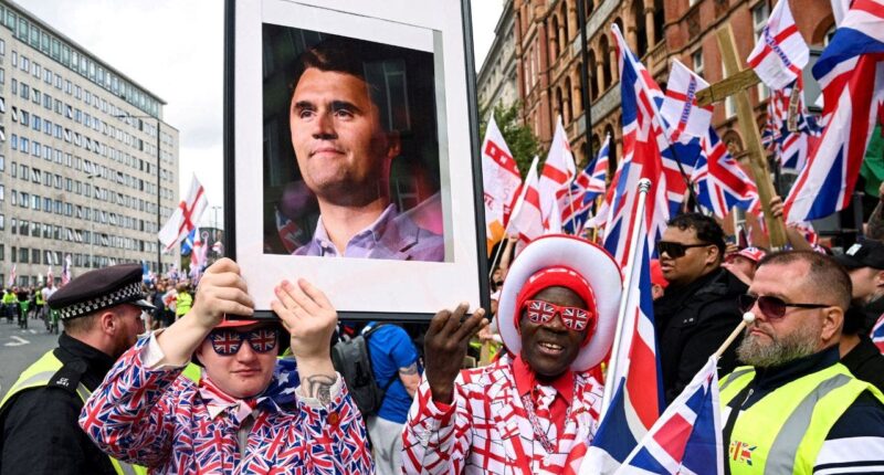 Charlie Kirk honored as 'generation's greatest' at massive London rally where Musk condemns left