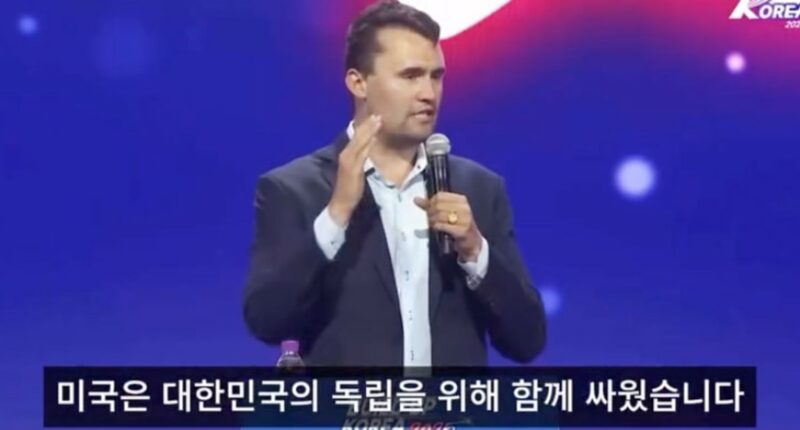 Charlie Kirk was spreading his conservative message in Asia days before he was killed