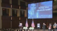 Charlie Kirk's legacy celebrated at vigil in DC
