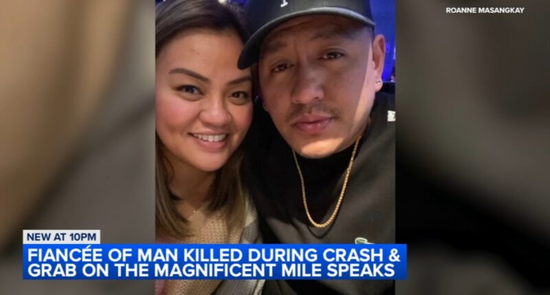 Chicago crime: Fiancée of Mark Arceta, expectant father killed in crash with Mag Mile Louis Vuitton burglary suspects, speaks out