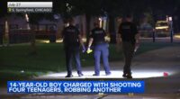 Chicago shooting: 14-year-old boy charged after 4 teens shot on Springfield Avenue in Lawndale after robbery July 27, police say