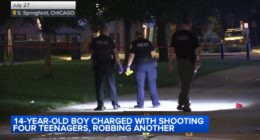 Chicago shooting: 14-year-old boy charged after 4 teens shot on Springfield Avenue in Lawndale after robbery July 27, police say