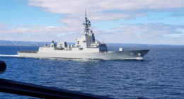 The HMAS Brisbane.