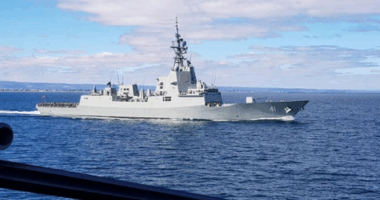 The HMAS Brisbane.