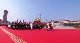 China puts on display of force with military parade