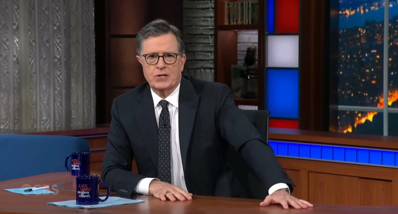 Colbert boos Trump's joke that replaced Biden portrait with autopen