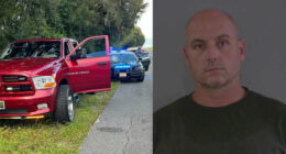Convicted sexual predator arrested after driving pickup with lights, sirens on I-75 in Florida, troopers say