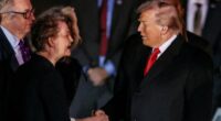 Cooper warmly greets Trump on UK visit despite saying he's 'dangerous'