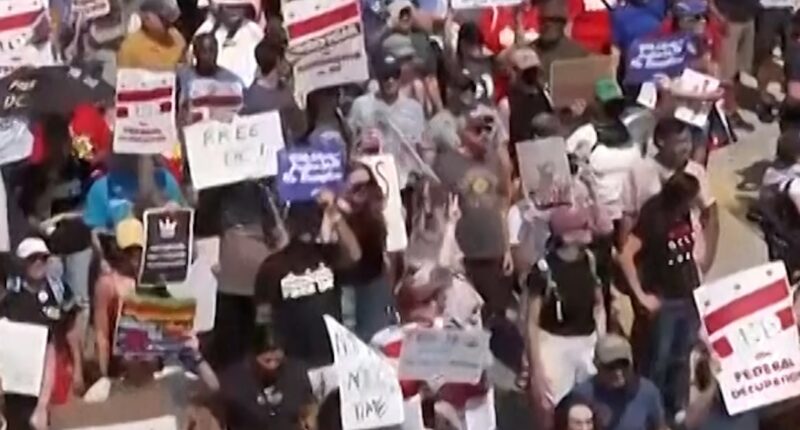 D.C. rallies in protest of Trump's federal troops