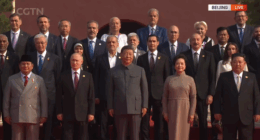 Daniel Andrews is among the world leaders in Beijing.