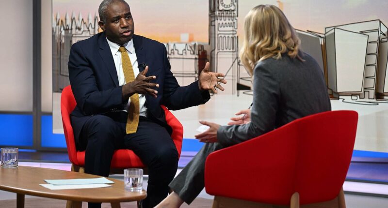 David Lammy: Israel of UK to recognise a Palestinian state