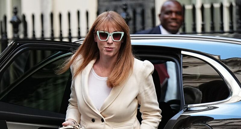 Defiant Angela Rayner throws shade in VERY striking outfit in tax row