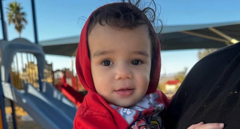 Desperate search for adorable boy, 2, after he was swept up in flood