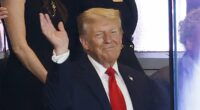 Donald Trump brings very different entourage to Yankees game