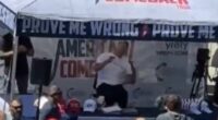 Donald Trump leads prayers for Charlie Kirk after he was shot in Utah
