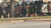 Driver extricated from car, hospitalized in Springfield crash