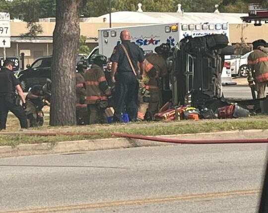 Driver extricated from car, hospitalized in Springfield crash