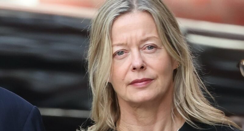 Duchess's daughter Lady Helen Taylor walks arm-in-arm with her father