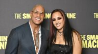 Dwayne Johnson and daughter Ava attend Smashing Machine screening