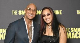 Dwayne Johnson and daughter Ava attend Smashing Machine screening