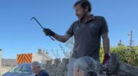 Eco tycoon who ripped up neighbours' flower bed  finally settles case