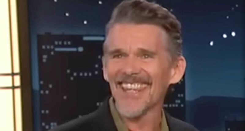 Ethan Hawke CRASHES Jimmy Kimmel's opening monologue