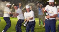 Europe's Ryder Cup heroes go wild in boozy party after win over USA