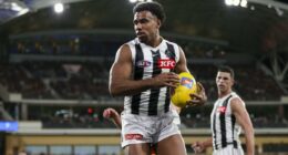 Ex-Collingwood boss lashes out at Adelaide fans with a telling response after spectators booed Isaac Quaynor - as Izak Rankine is spotted at the Adelaide Oval