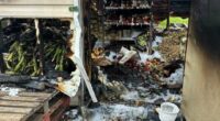 Family-owned produce market opens despite Friday fire