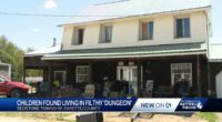 Five children found locked in a 'dungeon'