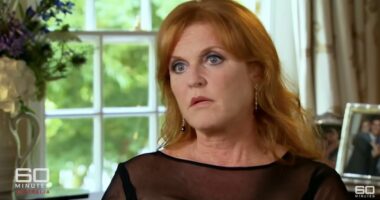 Footage of Sarah Ferguson storming out of a TV interview when asked about cash-for-access scandal is shared online amid fallout over Duchess's email to Jeffrey Epstein 