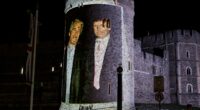 Four arrested after Epstein and Trump pics are projected onto Windsor