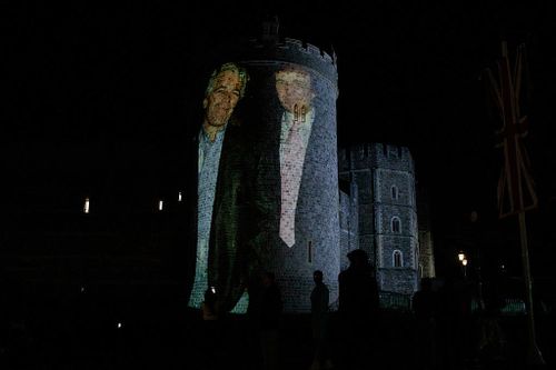 Four arrested after Trump, Epstein image projected onto Windsor Castle