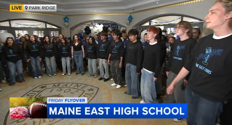 Friday Flyover: Maine East High School