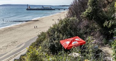 Fury as homeless camp springs up at coastal beauty spot