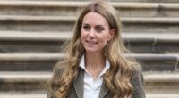 Good Heir Day! Kate returns to duties with blonde post-holiday hair