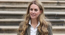 Good Heir Day! Kate returns to duties with blonde post-holiday hair