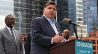 Gov. Pritzker criticizes Trump's response to Charlie Kirk shooting