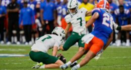 Gramatica's kick lifts South Florida to an 18-16 upset at No. 13 Florida and heats Napier's seat