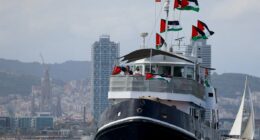 Greta Thunberg's Gaza flotilla 'is forced to turn back to Spain'