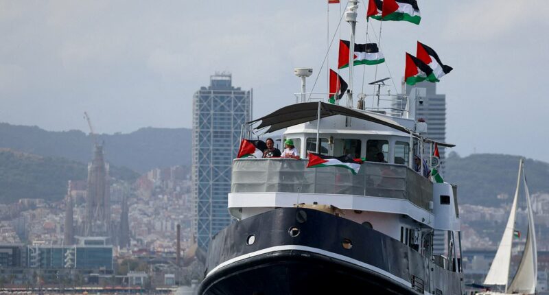 Greta Thunberg's Gaza flotilla 'is forced to turn back to Spain'