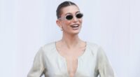 Hailey Bieber appears overwhelmed as HUGE crowd gathers for her Rhode x Sephora launch in NYC