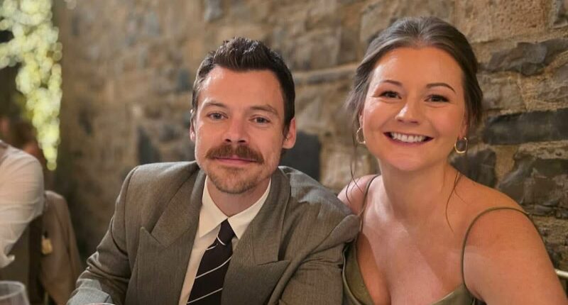 Harry Styles lets his hair down at a wedding after confirming romance