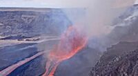Hawaii's Kilauea volcano erupts with lava pouring out from multiple vents